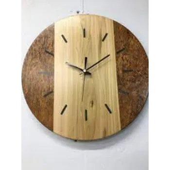  Brown Wooden Wall Clock